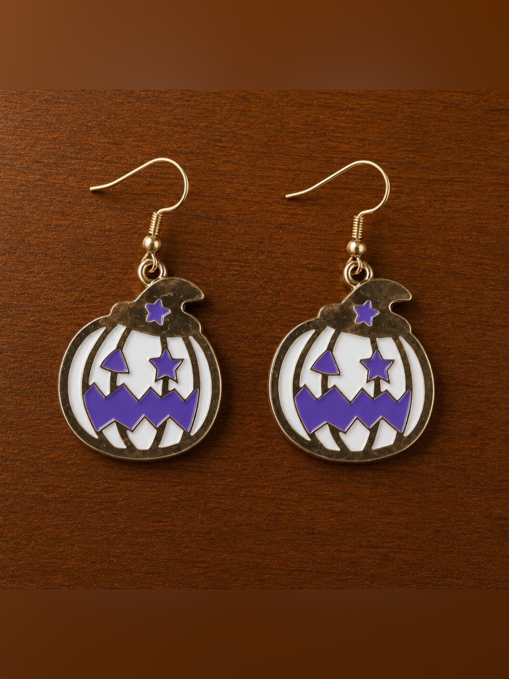 Halloween Jack O’ Lantern Earrings 🎃💜Handmade!!